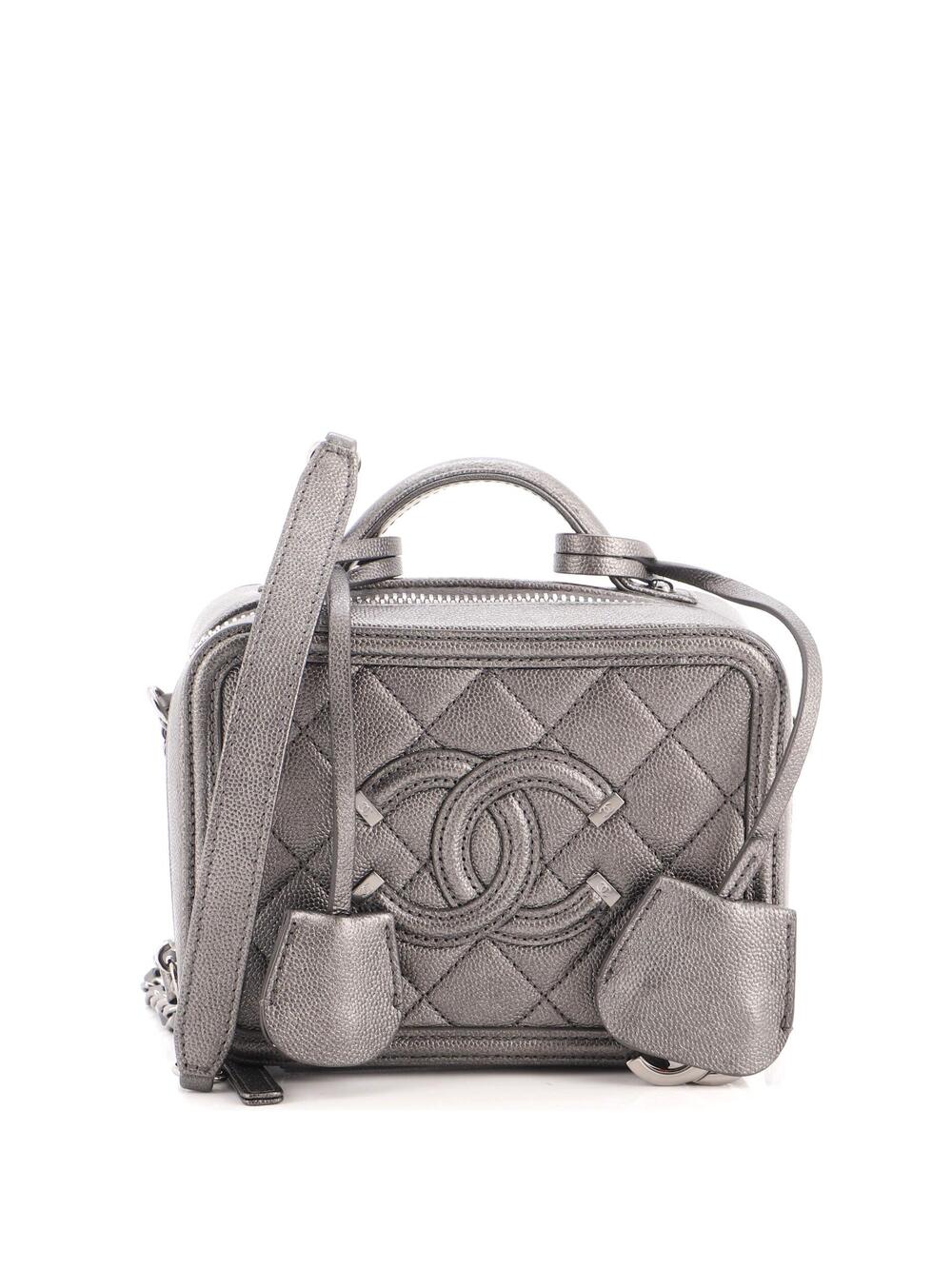 Chanel Filigree Vanity Case Quilted #350829C39B